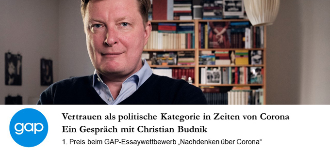 Titelbild: Christian Budnik über Vertrauen als politische Kategorie