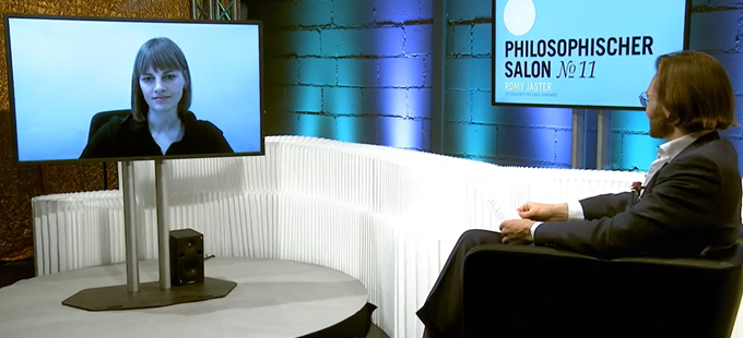 Titelbild: Philosophischer Salon mit Romy Jaster