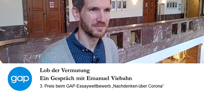 Titelbild: Emanuel Viebahn über Vermuten und Behaupten